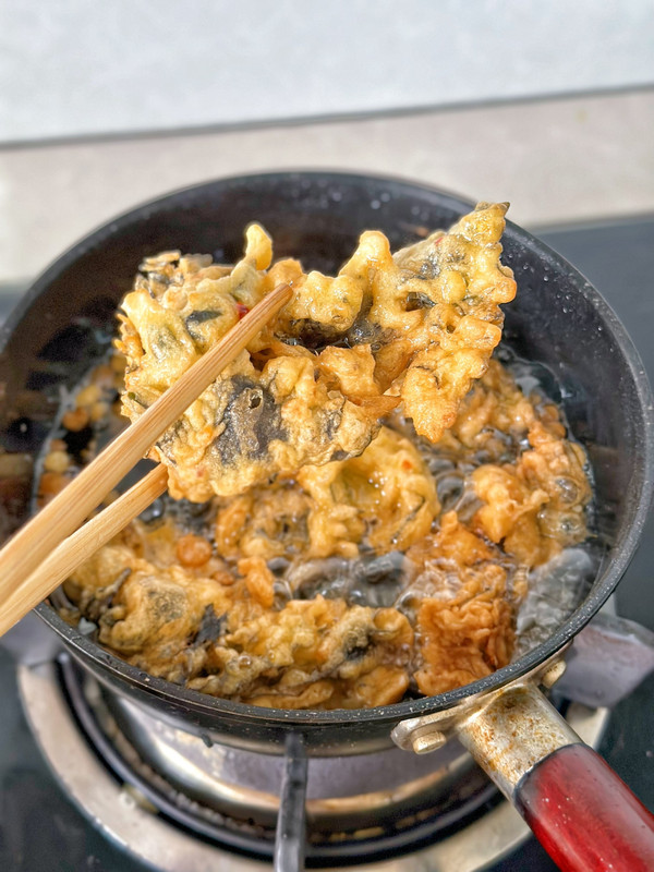 炸紫苏叶花椒叶