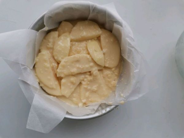 苹果千层蛋糕,不用打发,搅一搅就能做