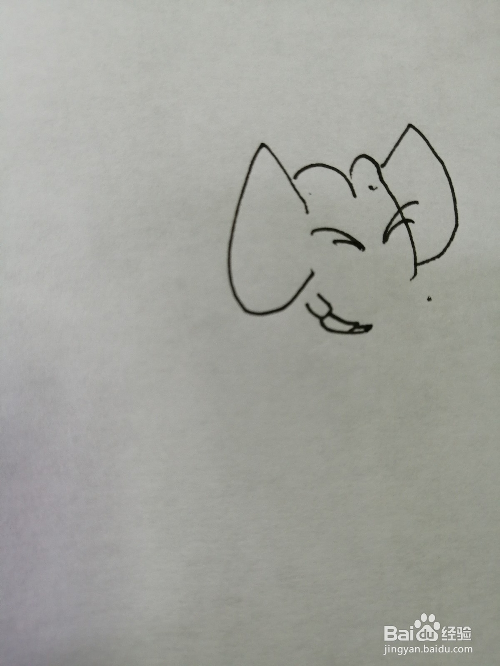 简笔画大象怎么画