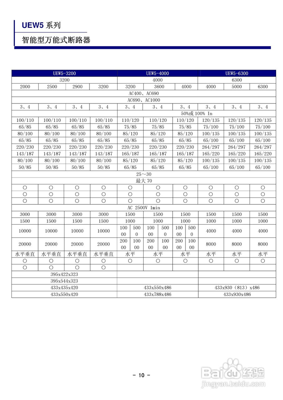 宏美UEW5智能型万能式断器说明书:[2]