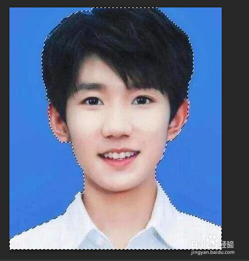 证件照如何用ps快速换底色