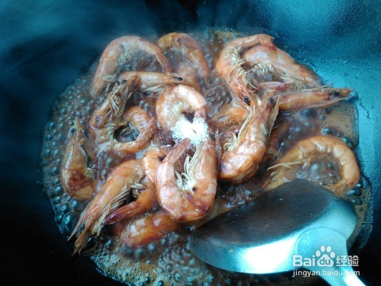 红烧九节虾的做法