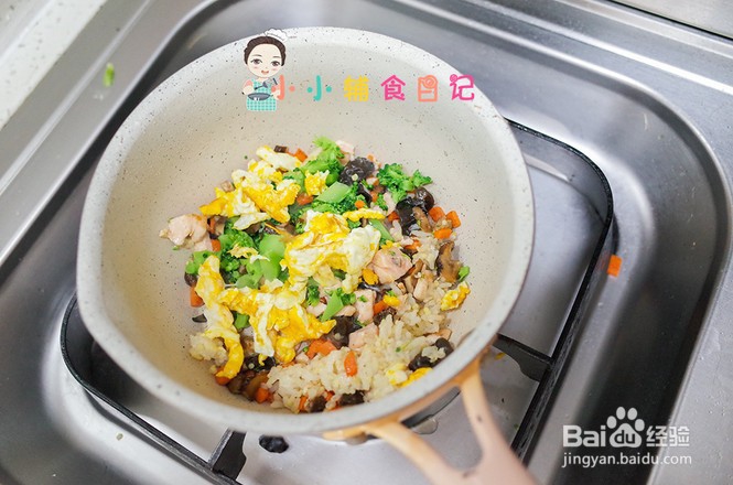 三文鱼炒饭-别有一番风味