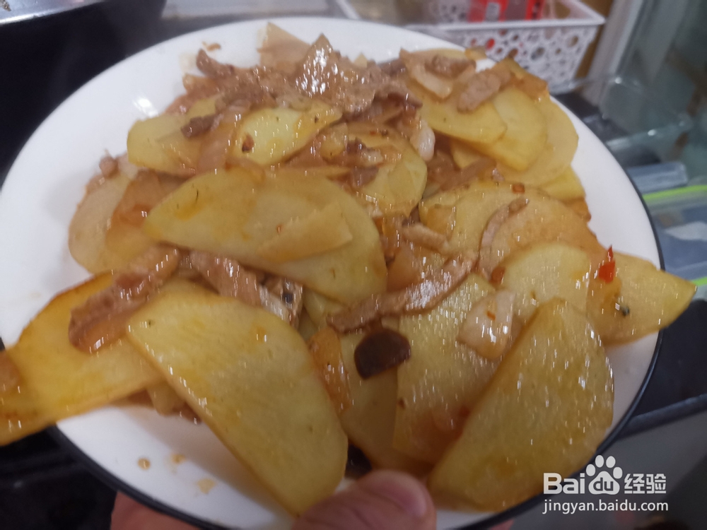 辣味洋葱炒土豆片