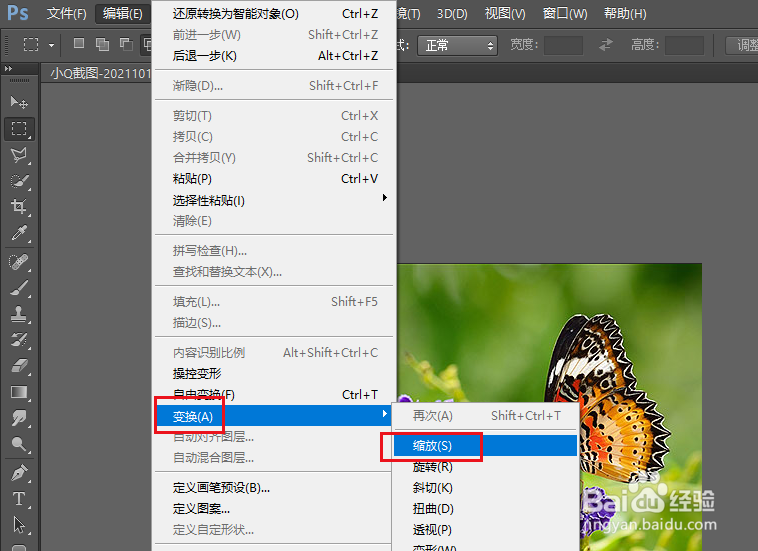 在Ps中如何无损缩放图像