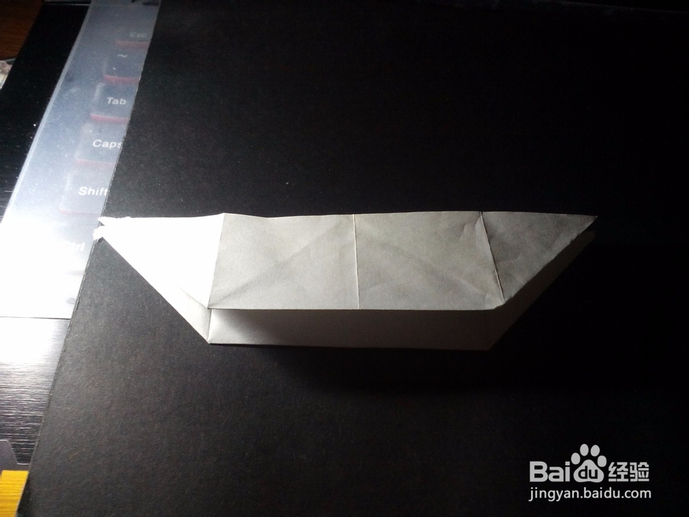 双型小船的简单折法