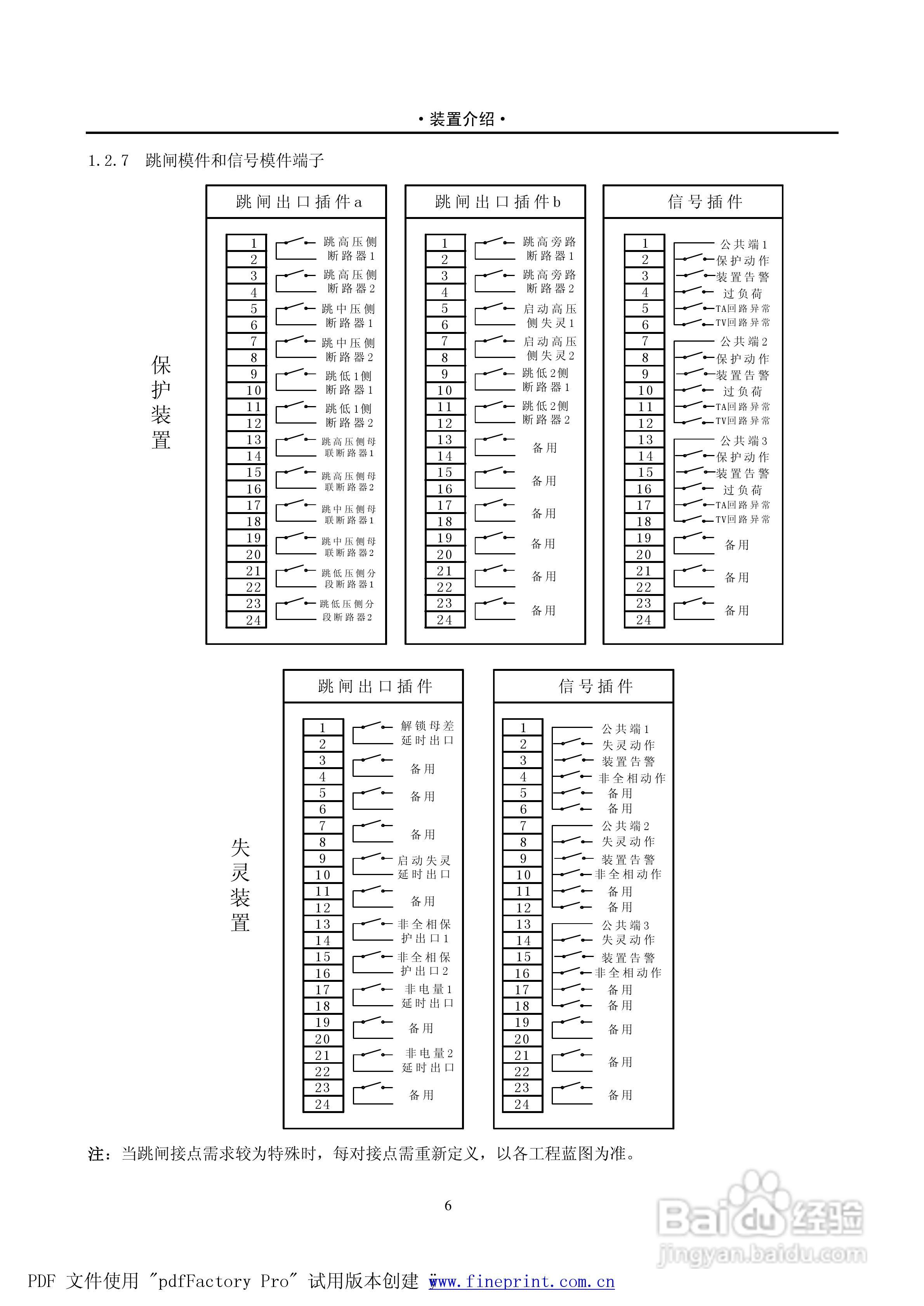 PST1200 220kV变压器保护说明书:[6]