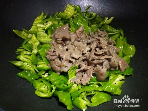 青椒炒肉丝的制作教程