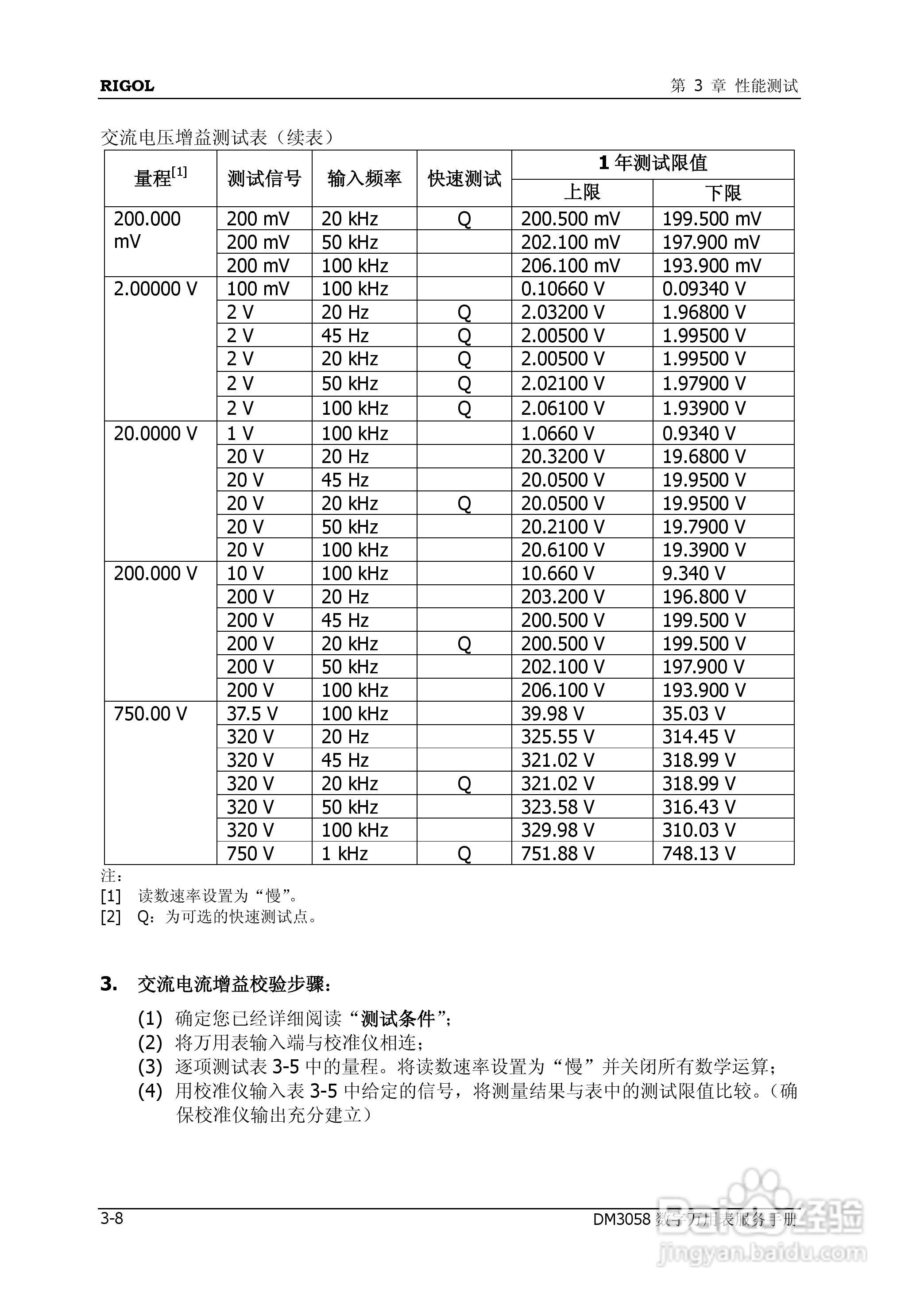 DM3058数字万用表使用说明书:[4]
