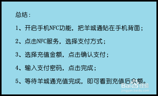 有NFC 功能的手机怎么充值羊城通