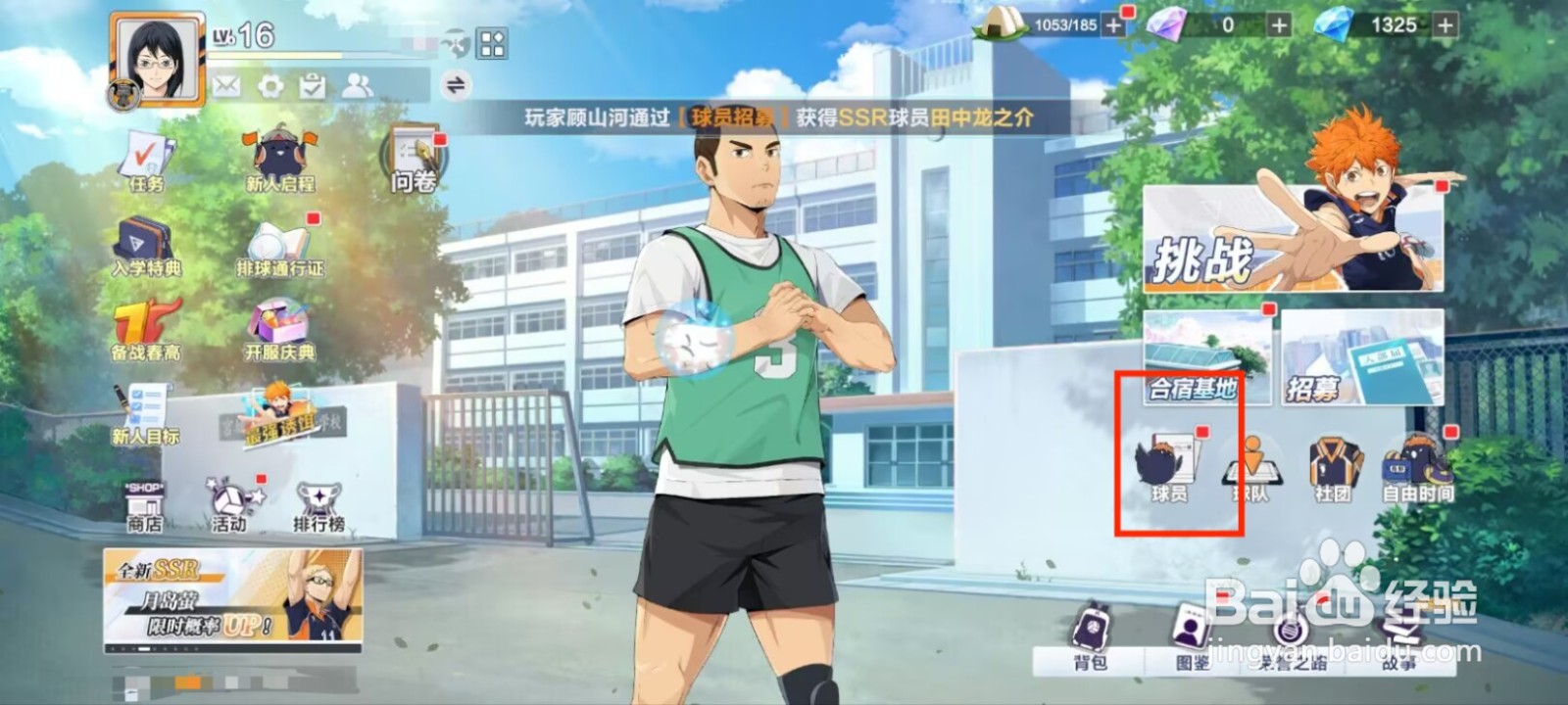 排球少年新的征程如何提升山口忠等级？