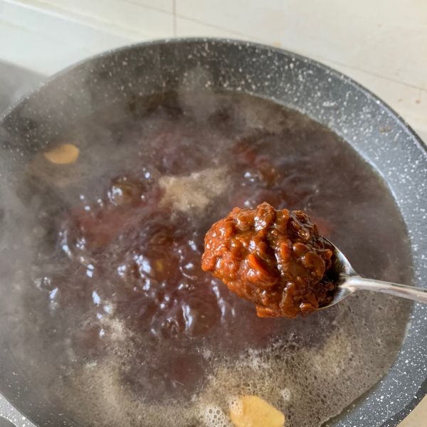 土豆排骨焖花卷