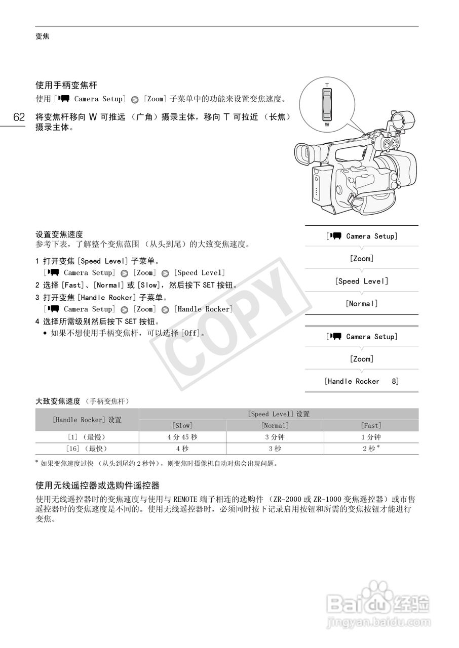 佳能XF100数码摄像机使用说明书:[7]