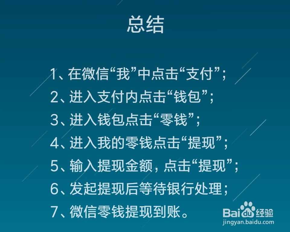 微信钱包的零钱怎么提现
