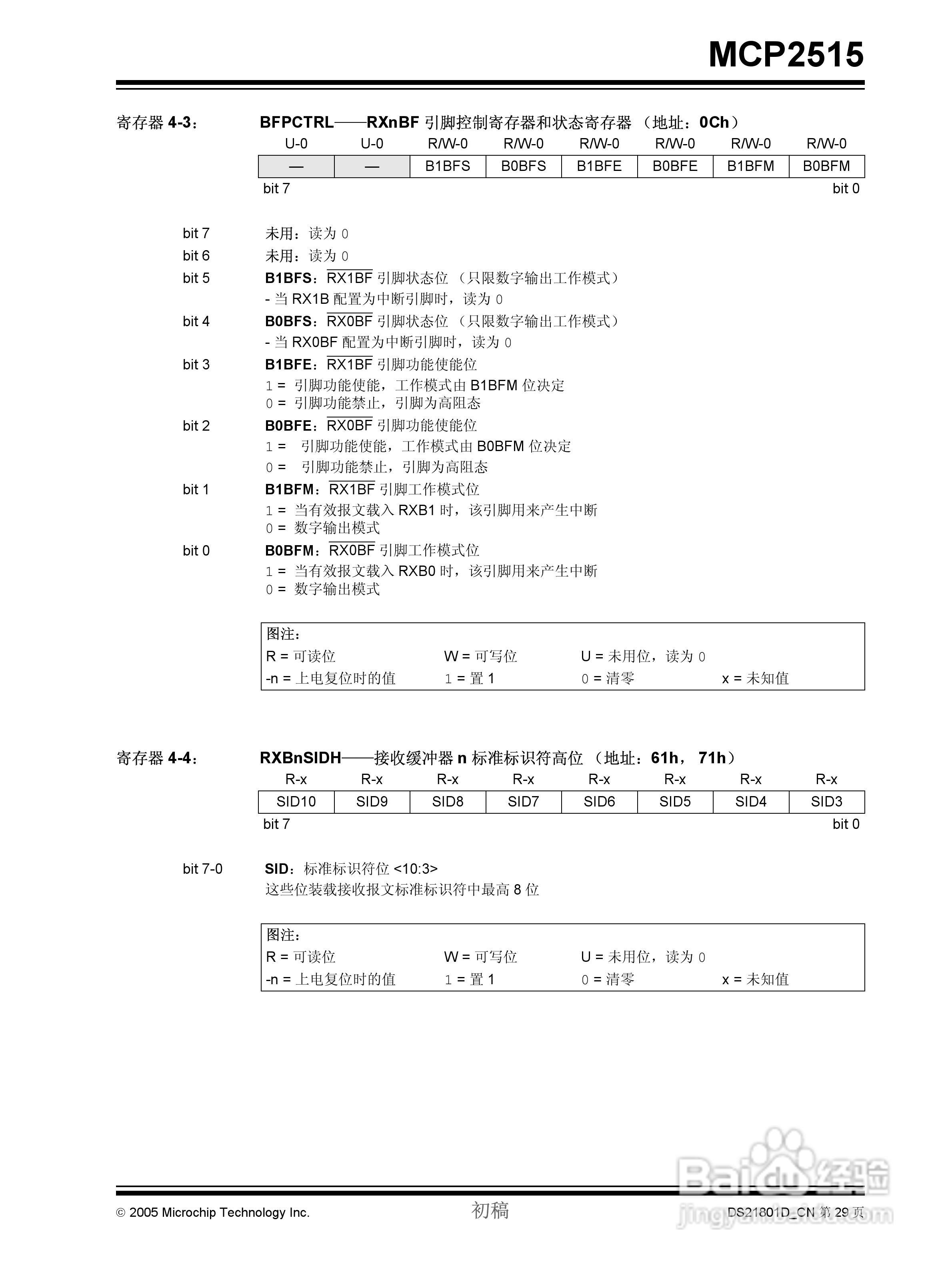 MICROCHIP MCP2515 CAN控制器说明书:[3]