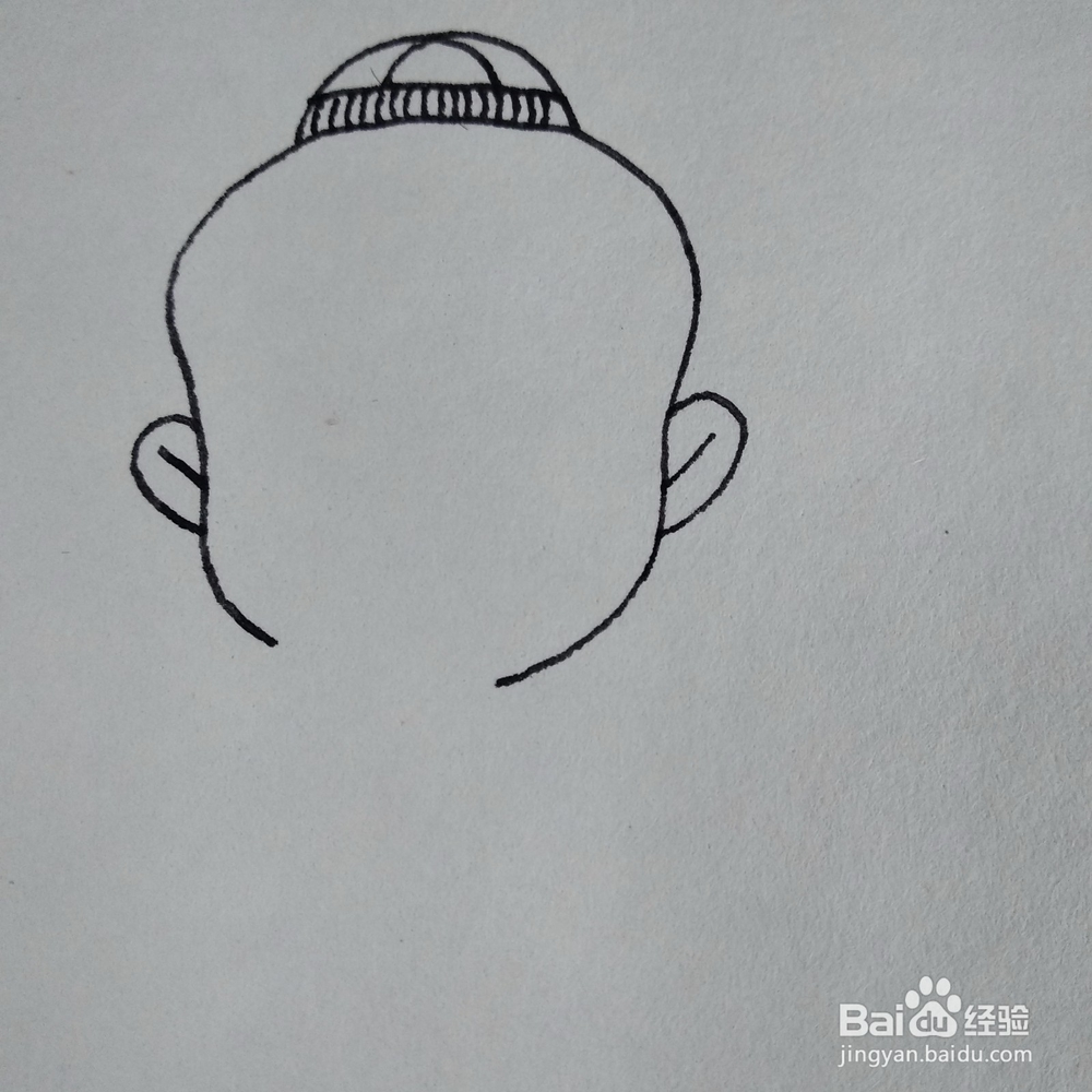 怎么画一个在练武术的小男孩卡通儿童简笔画