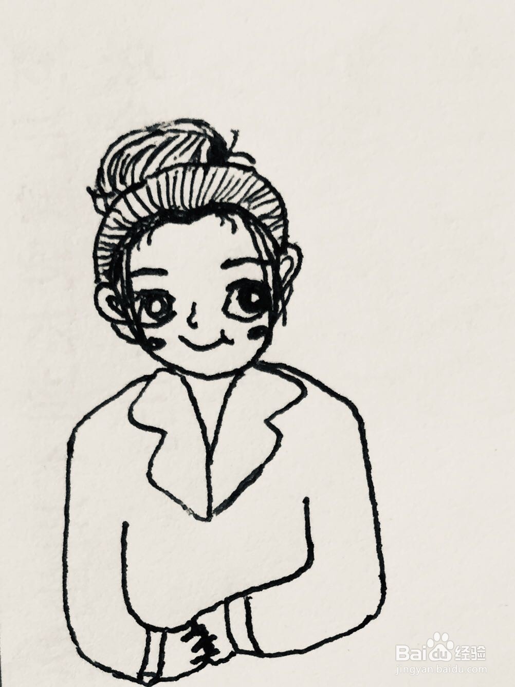 插画教程之抱着猫咪入睡的女孩