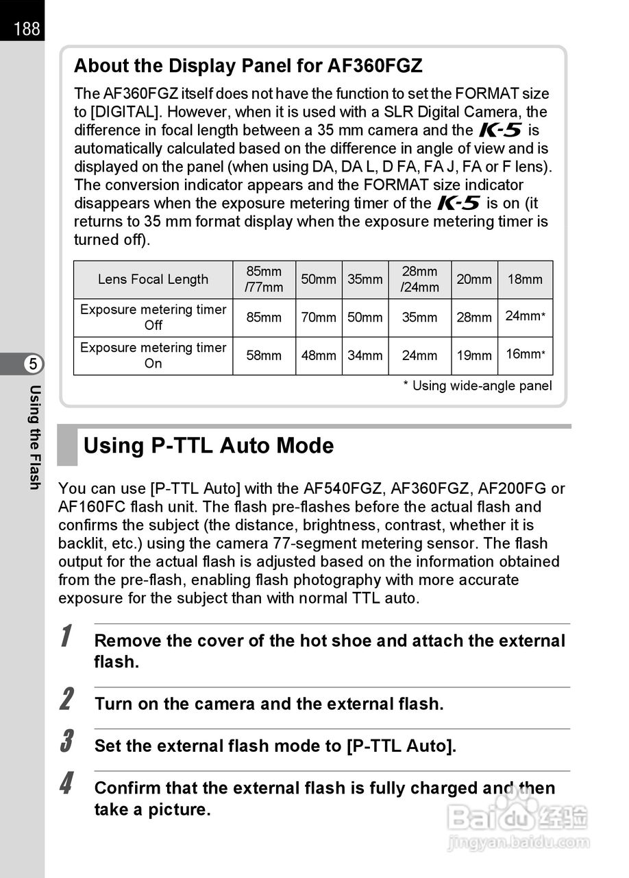 宾得K-5数码相机使用说明书:[19]