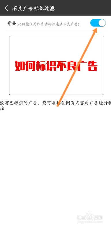 私密浏览器APP从哪开启不良广告标识过滤功能