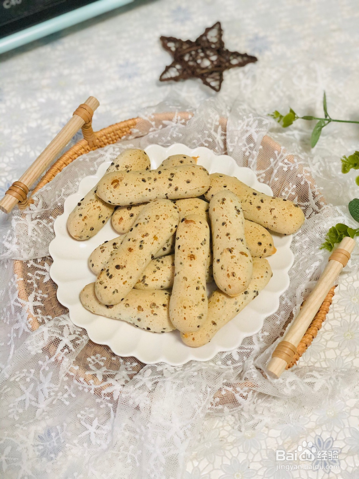 不加糖的手指麻薯的做法