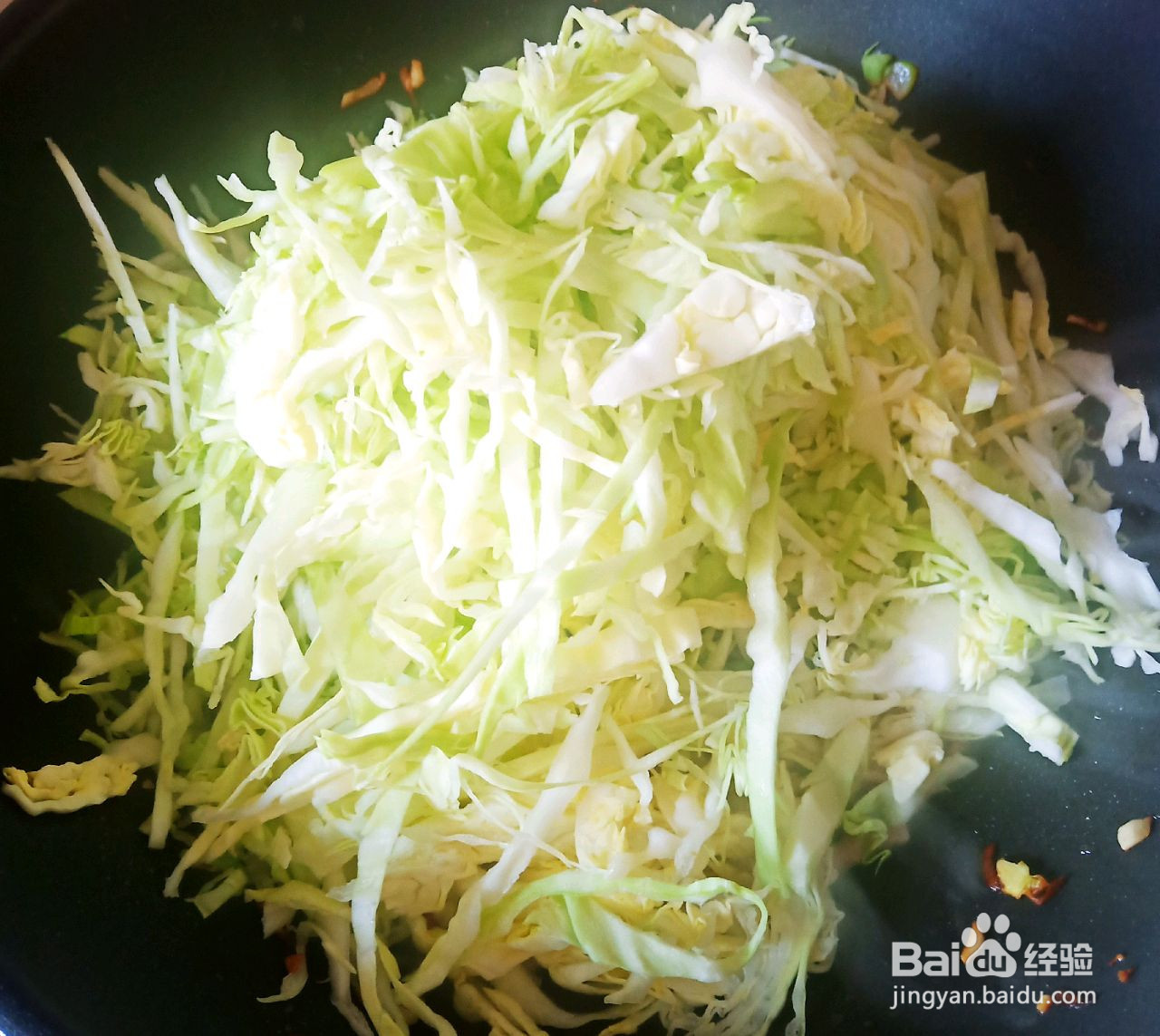 包菜炒粉丝的做法