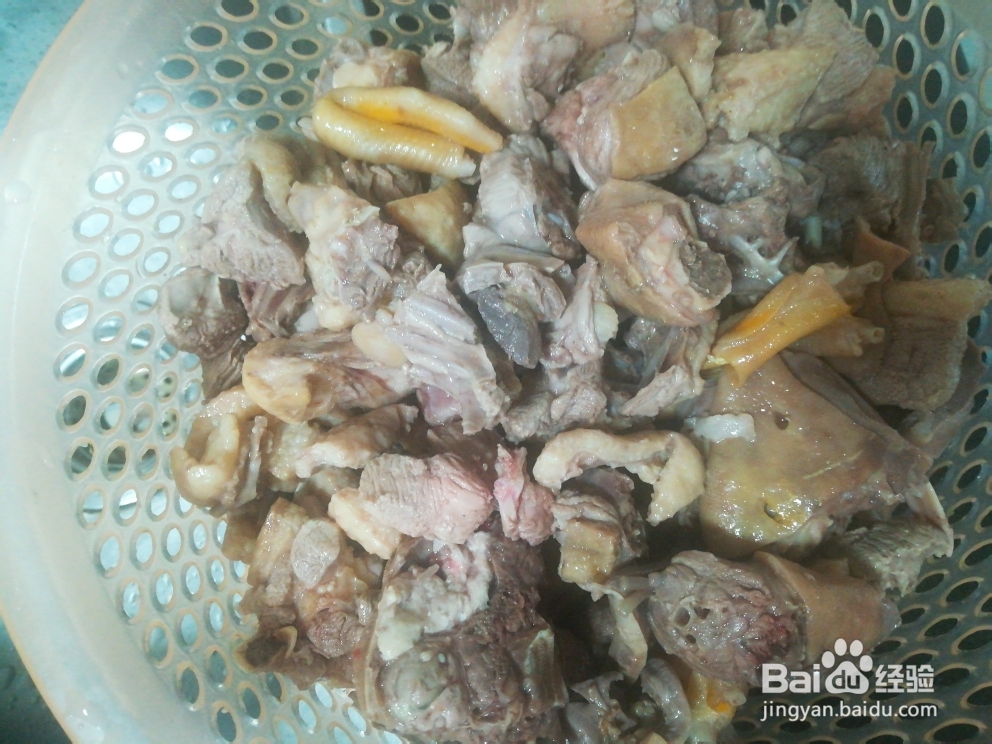 姐姐为我做的川味魔芋烧鸭