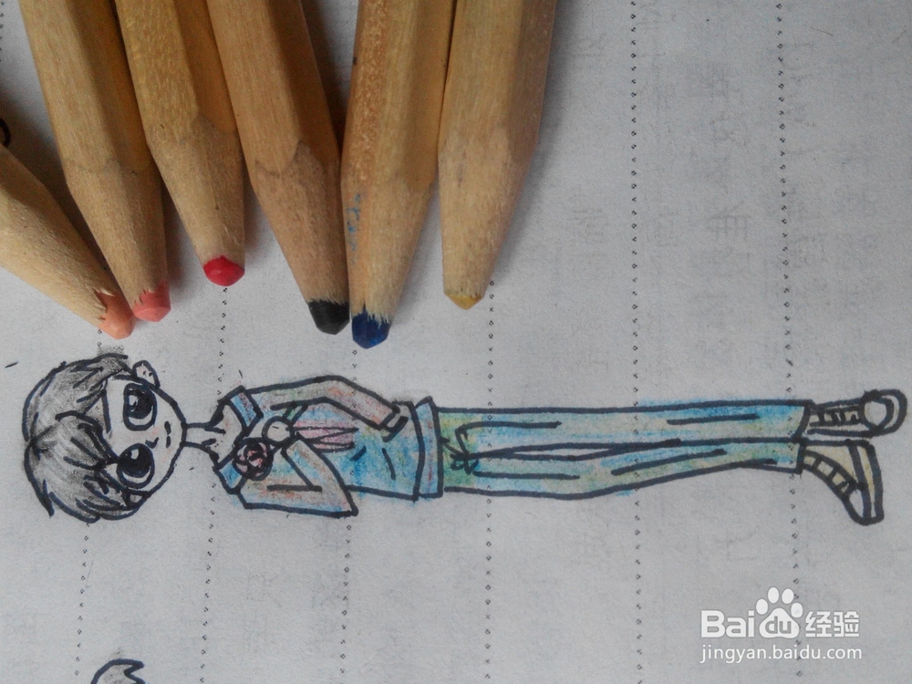 简笔画动漫人物二十四