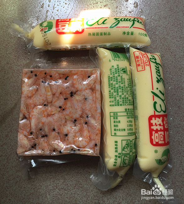 日本豆腐烩磷虾的制作方法