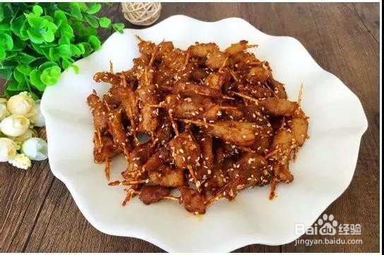 家常做法牙签肉