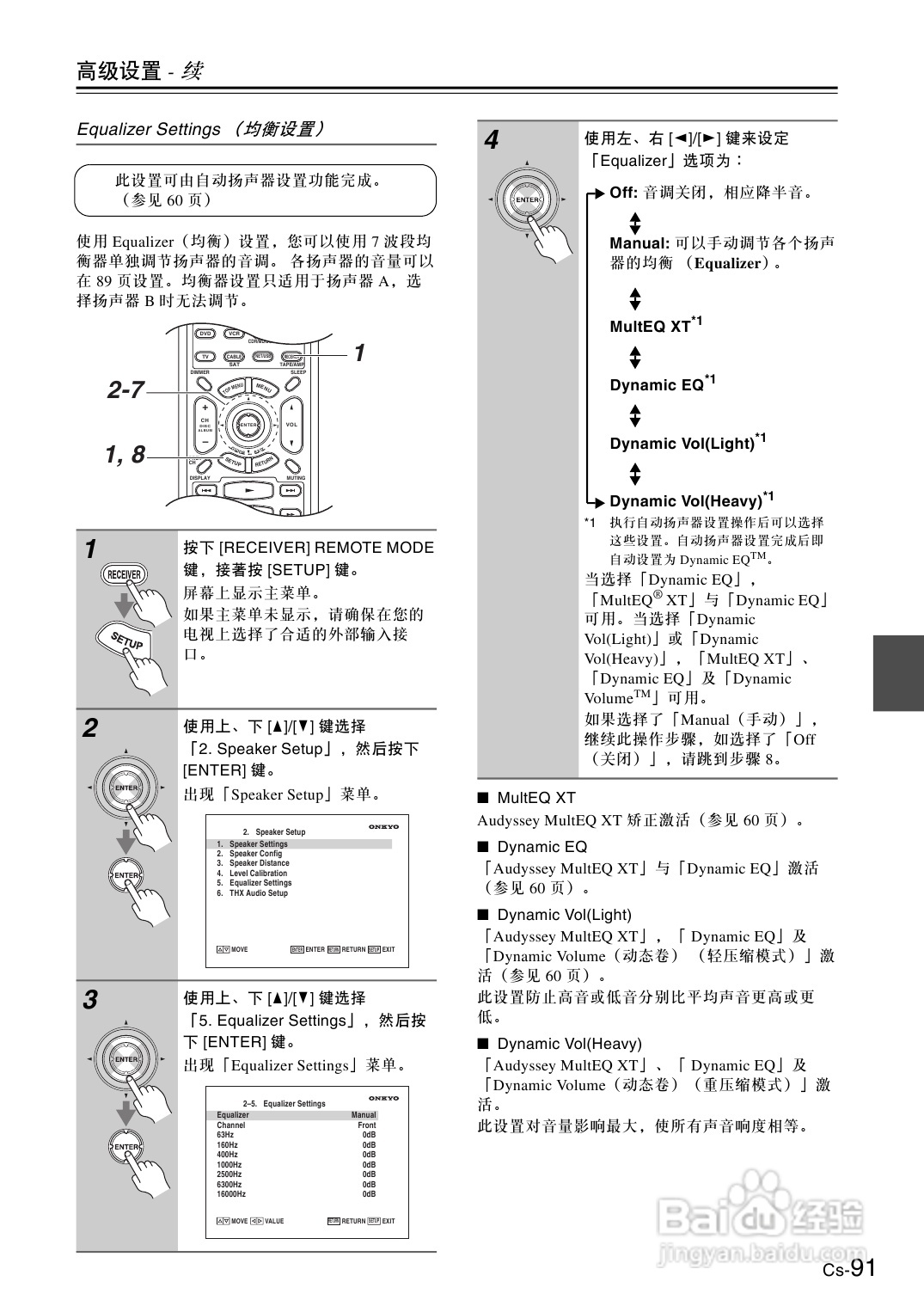 安桥AV放大机TX-SA876型使用说明书:[5]