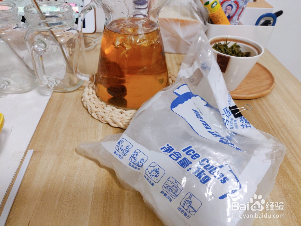 姐姐为我做的秘方百香果蜂蜜绿茶