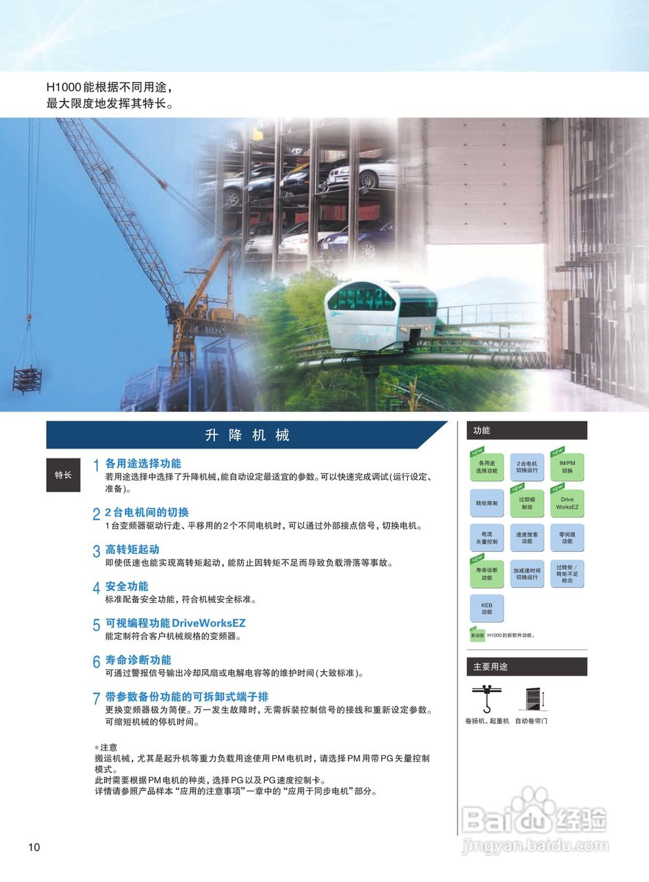 YASKAWA H1000 安川总负载高性能变频器说明书:[1]