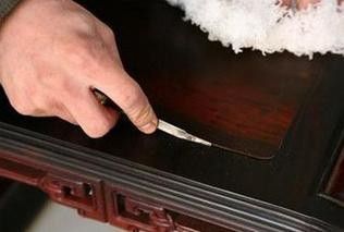 红木家具花梨木大红酸枝家具如何翻新图片 百度经验