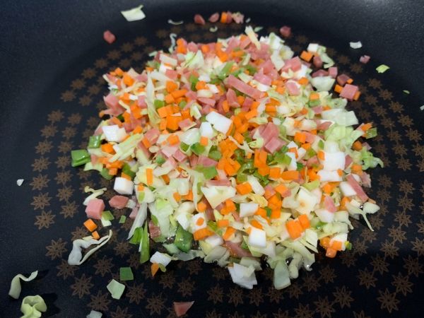 粒粒分明时蔬蛋炒饭