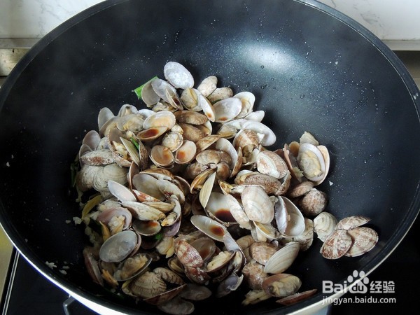 蒜香花甲的做法