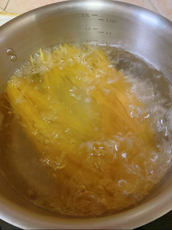 培根蘑菇奶油意面