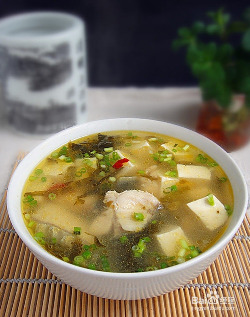 酸菜豆腐鱼的家常做法