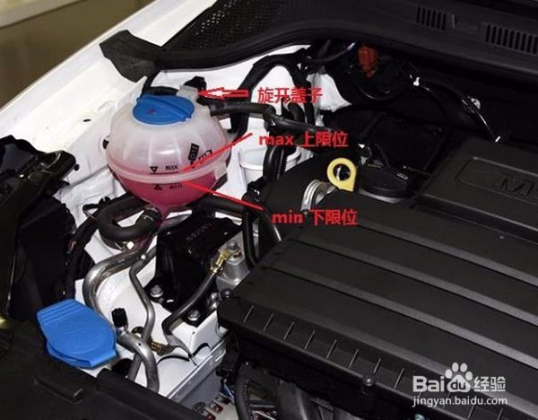 发动机舱下各种油液的添加口在哪里
