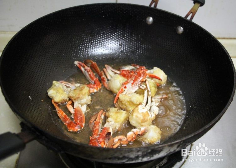 咸蛋黄焗蟹的正宗做法