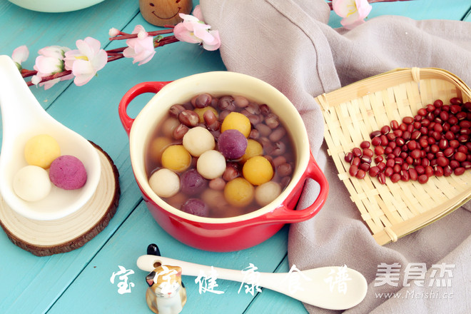 多彩汤圆  宝宝健康食谱