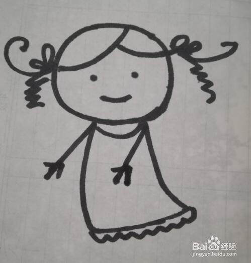 小天使的画法 天使的简笔画