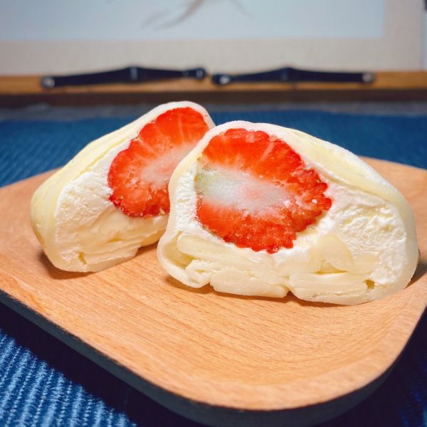 草莓奥利奥雪媚娘