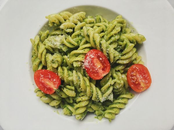 菠菜酱螺旋意面