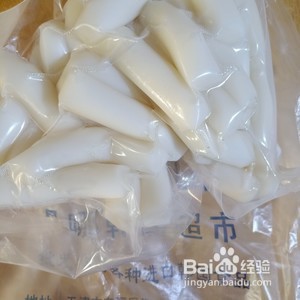 炸鸡年糕的做法