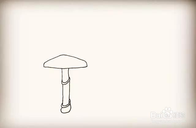 蘑菇的简笔画教程
