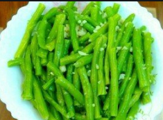 蒜蓉豆角的做法