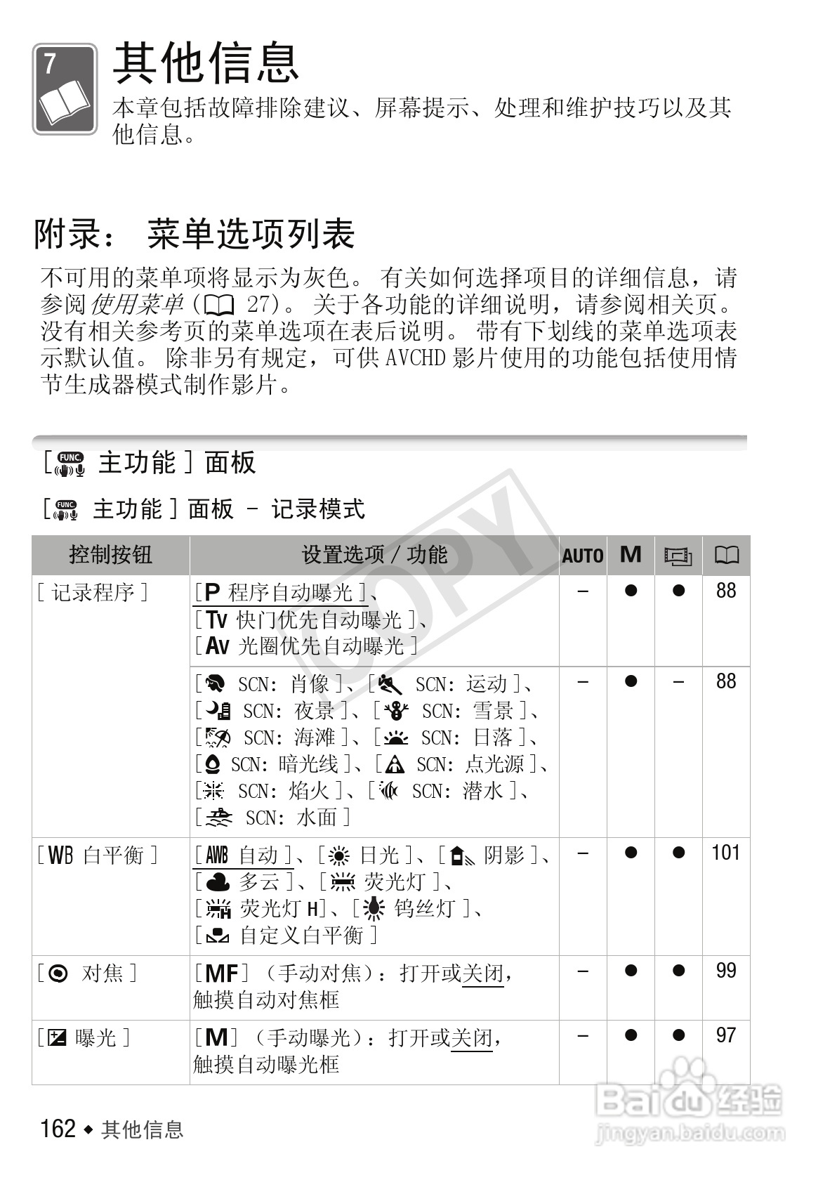 佳能LEGRIA HF M52数码摄像机使用说明书:[17]
