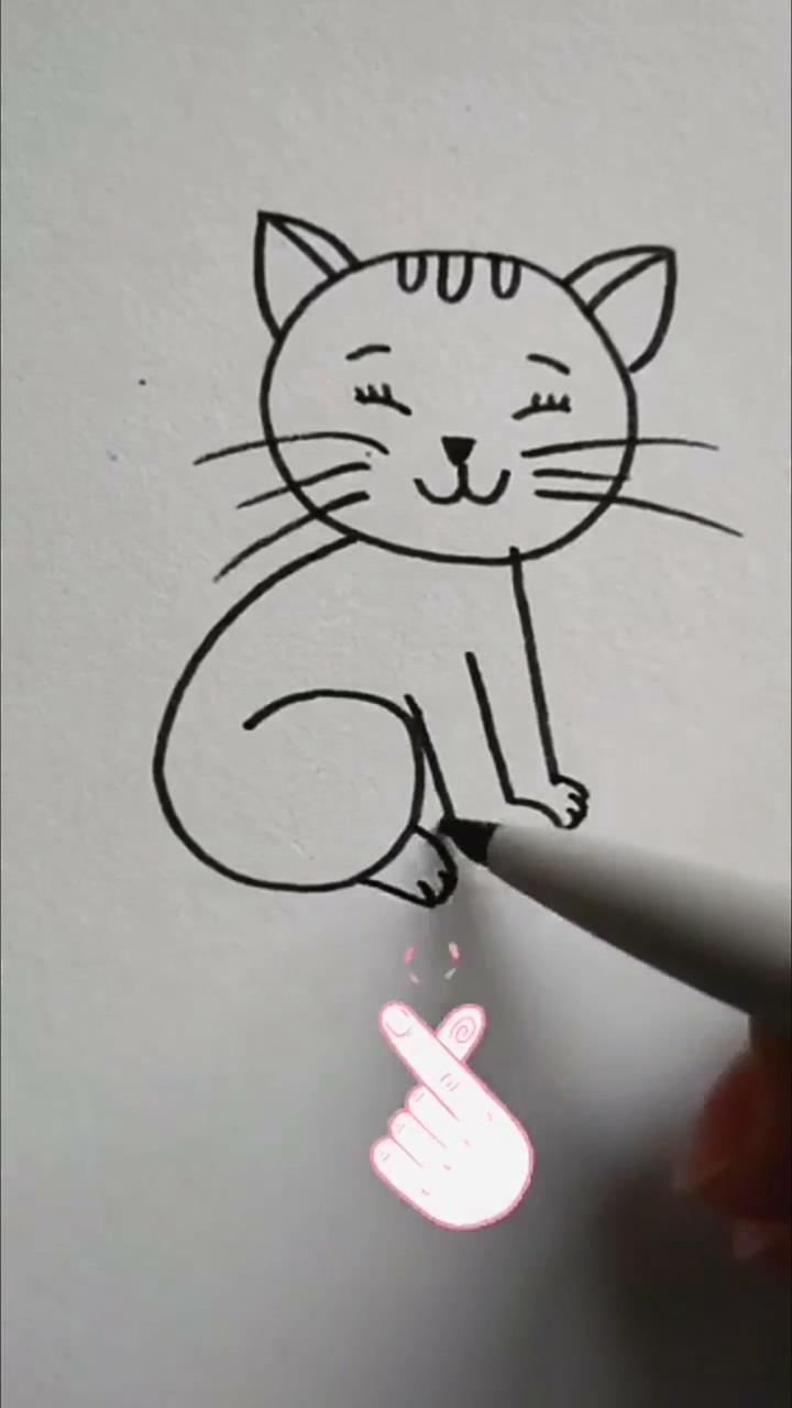 小猫咪简笔画怎么画