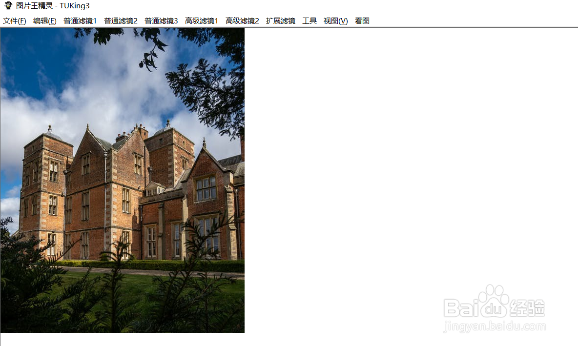 如何使用图片王精灵将图片做成黑白画效果?