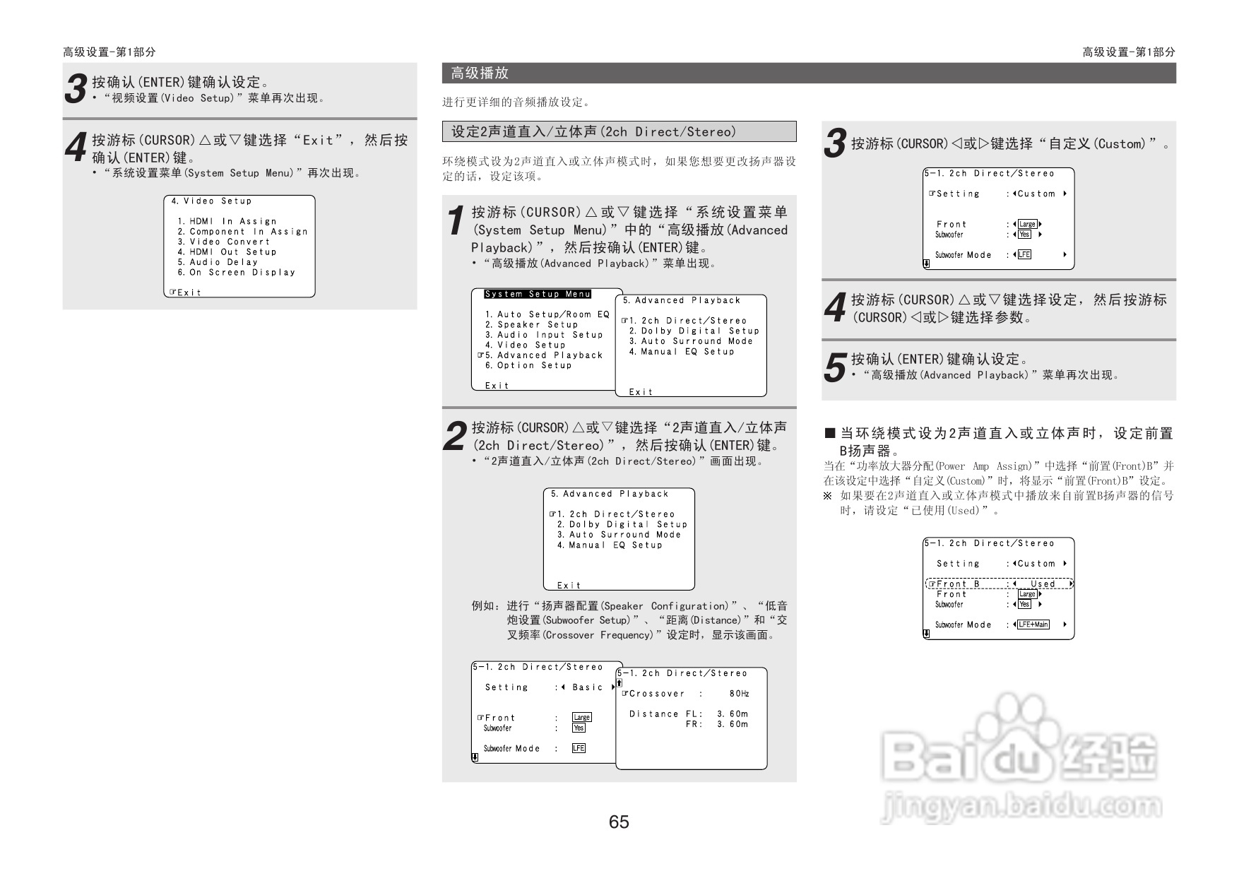 DENON收音环绕扩音机AVR-3806操作说明书:[4]